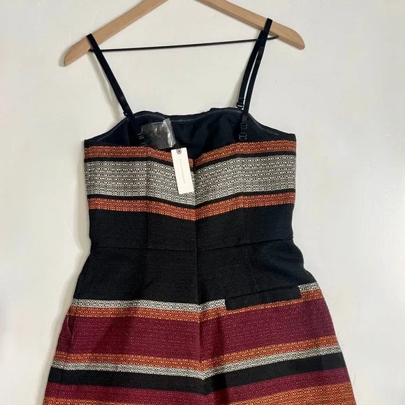 NWT!! Anthropologie COREY LYNN CALTER Nina Cropped Tweed Jumpsuit Stripes 10 - Picture 10 of 15